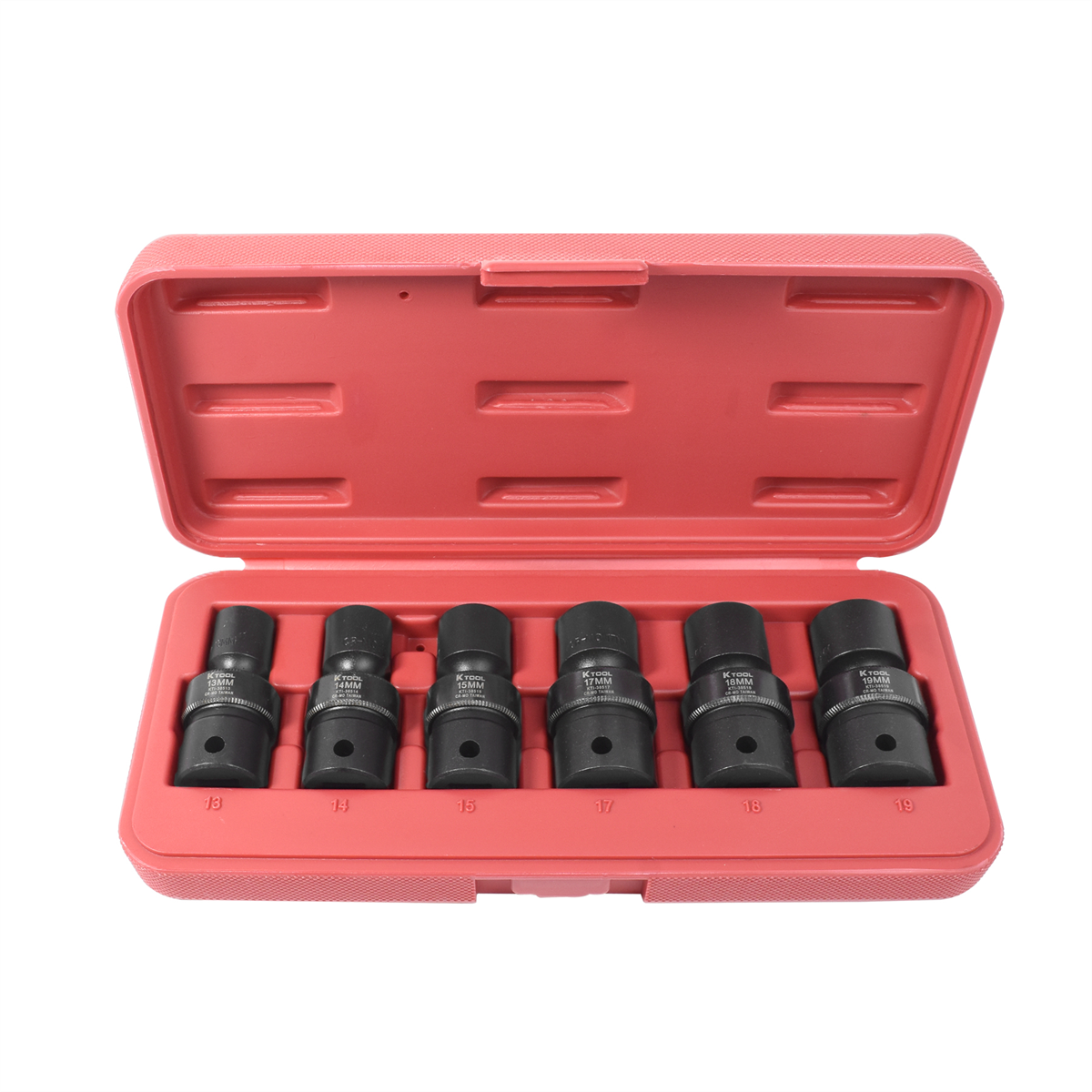 K Tool International Socket Set Impact Flex 1/2 Inch Drive 6 Piece Metric P/N 38500 - B2B Diesel & Gas Service