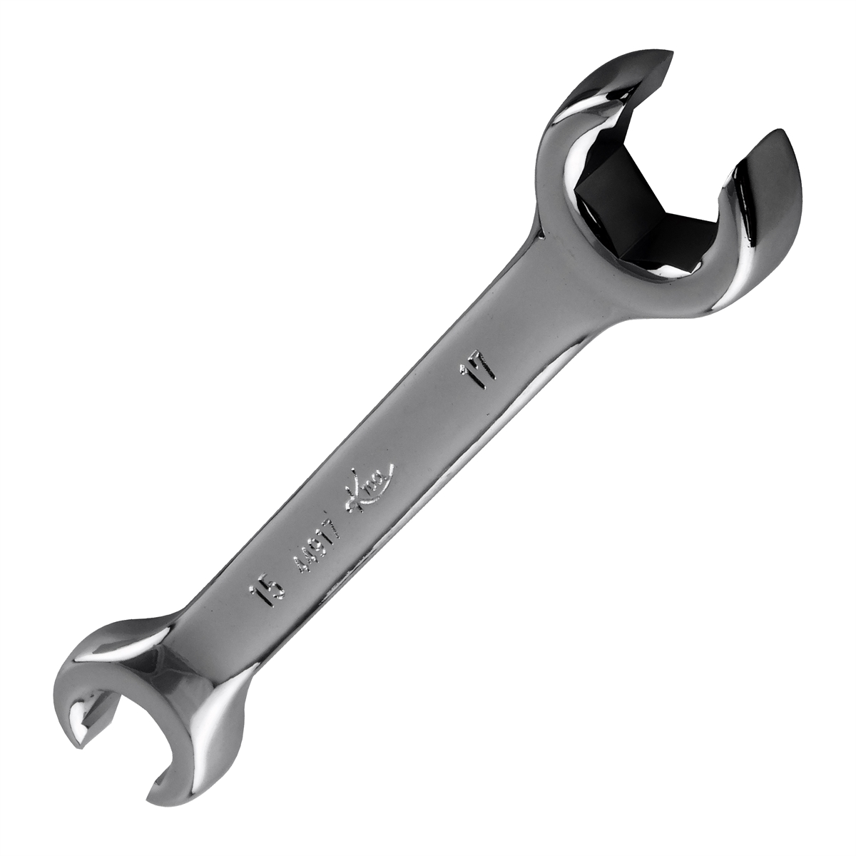 K Tool International Wrench Flare Nut 15mm x 17mm 5 Point P/N 44917 - B2B Diesel & Gas Service