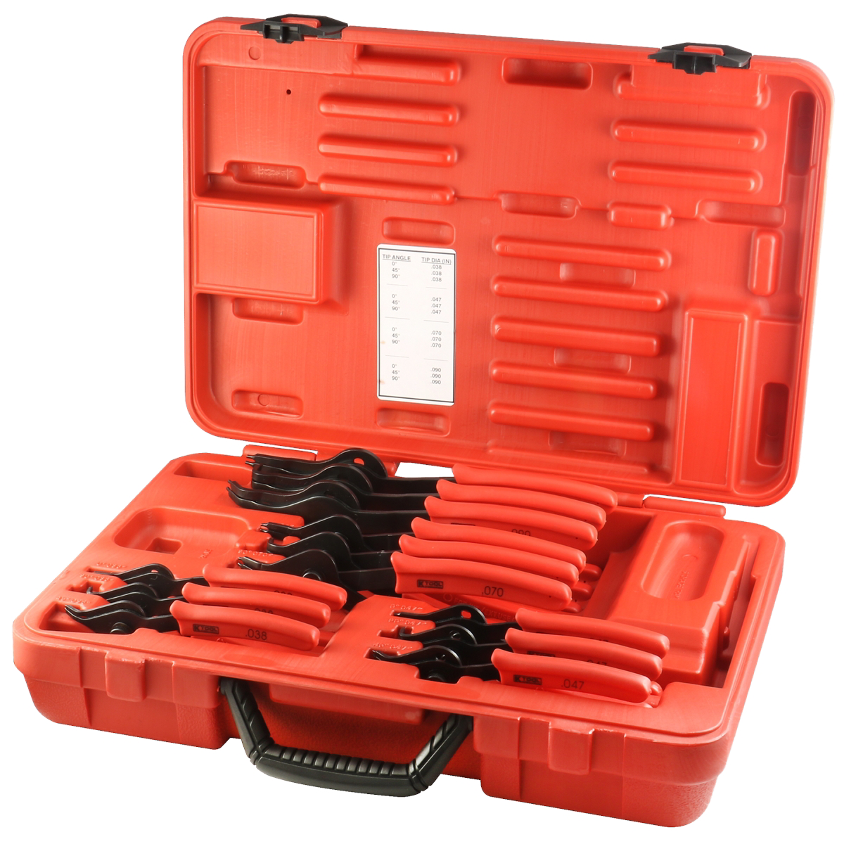 K Tool International Pliers Set Snap Ring 12 pc P/N 55112 - B2B Diesel & Gas Service
