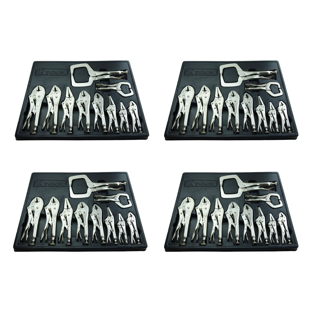 K Tool International Pliers Set 10 pc Locking 4-Pack P/N ISN003 - B2B Diesel & Gas Service
