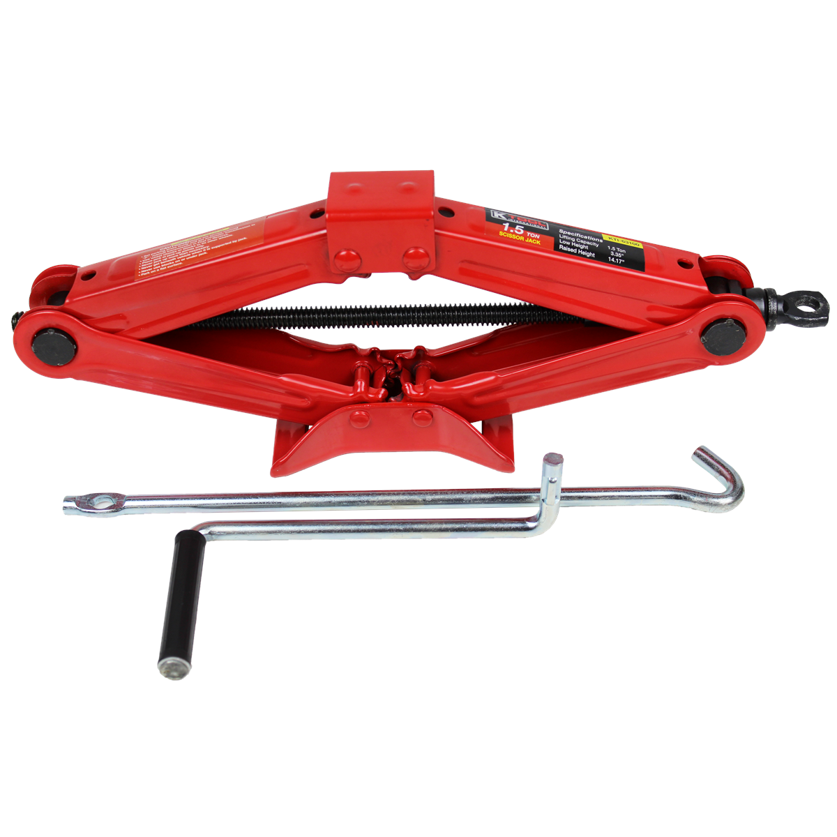 K Tool International Scissor Jack 1.5 Ton P/N 63100 - B2B Diesel & Gas Service