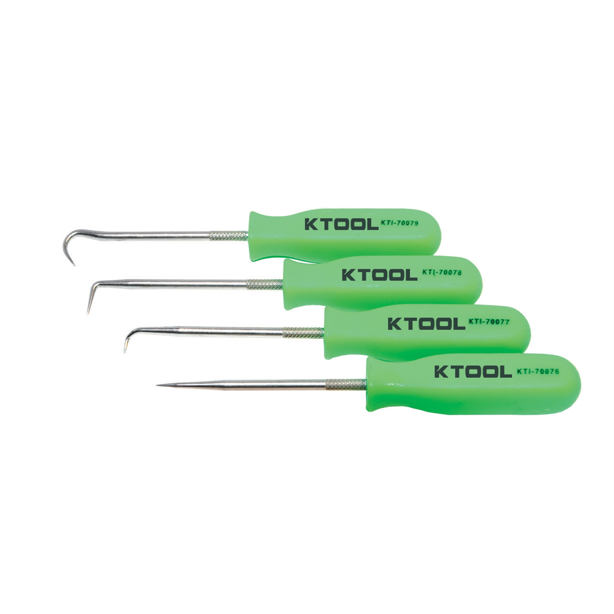K Tool International PICK SET 4 PC. NEON GREEN P/N 70075 - B2B Diesel & Gas Service