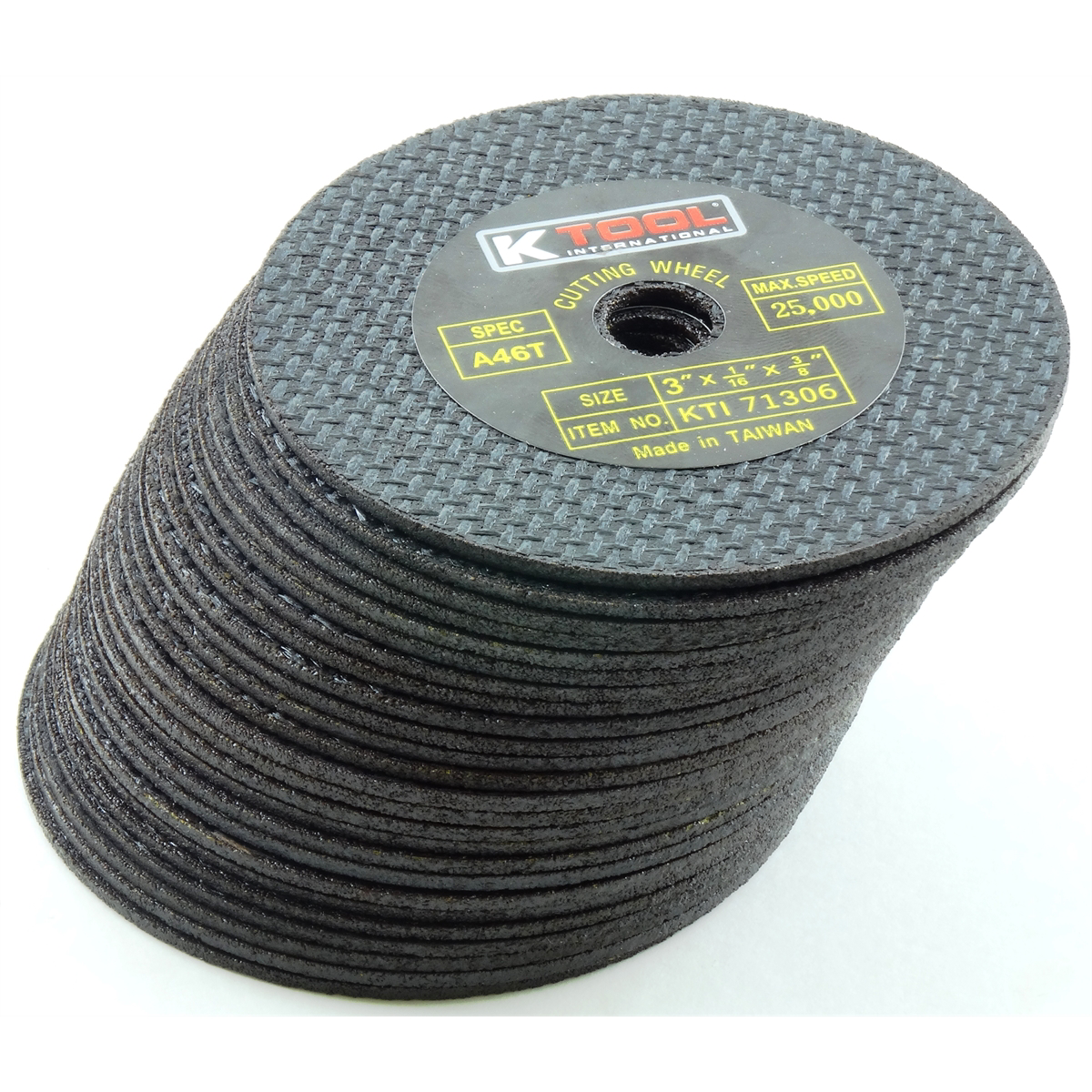 K Tool International CUT-OFF WHEEL 3IN. X 1/16IN. 25/PK P/N 71301 - B2B Diesel & Gas Service