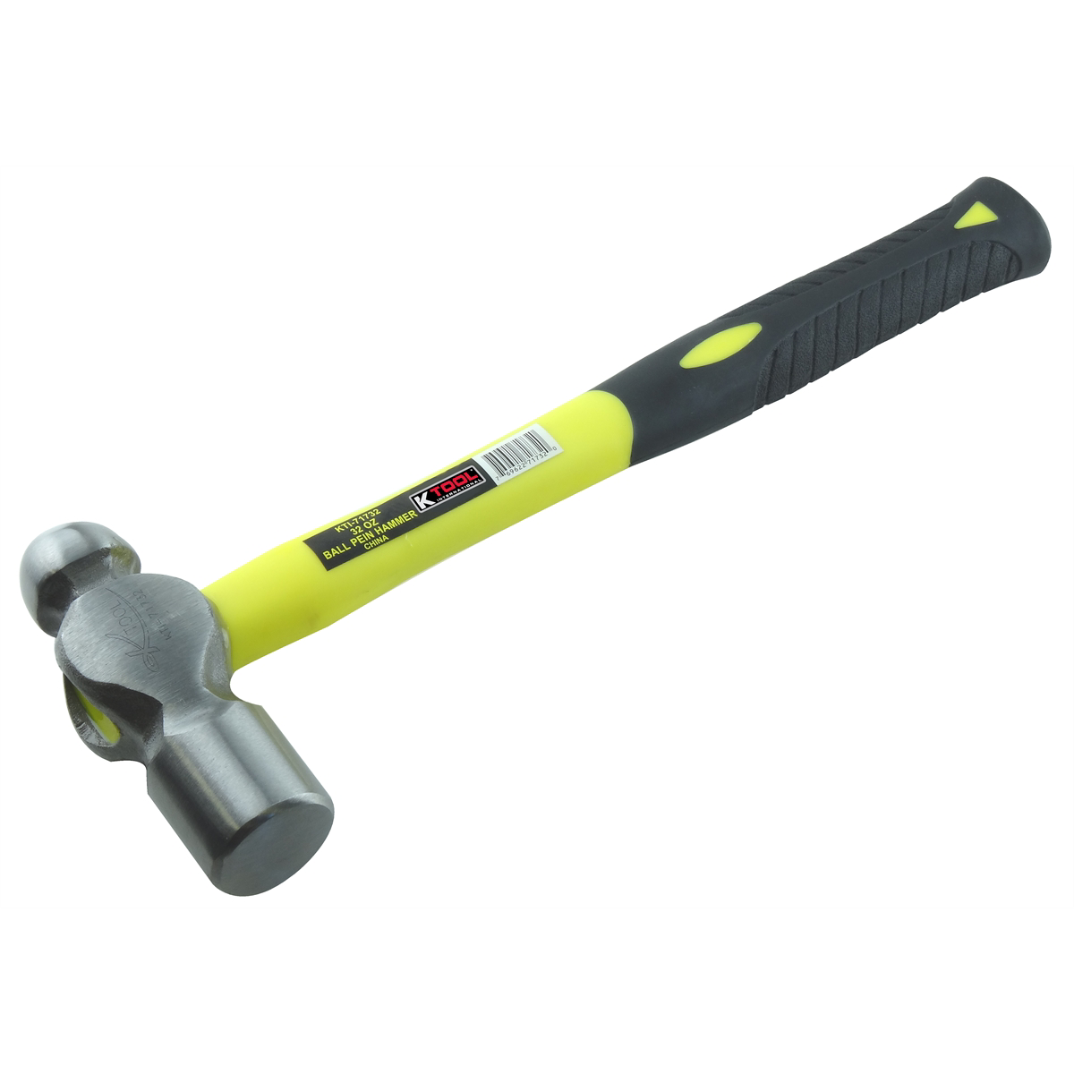 K Tool International 32 oz. Ball Peen Hammer with Fiberglass Handle P/N 71732 - B2B Diesel & Gas Service