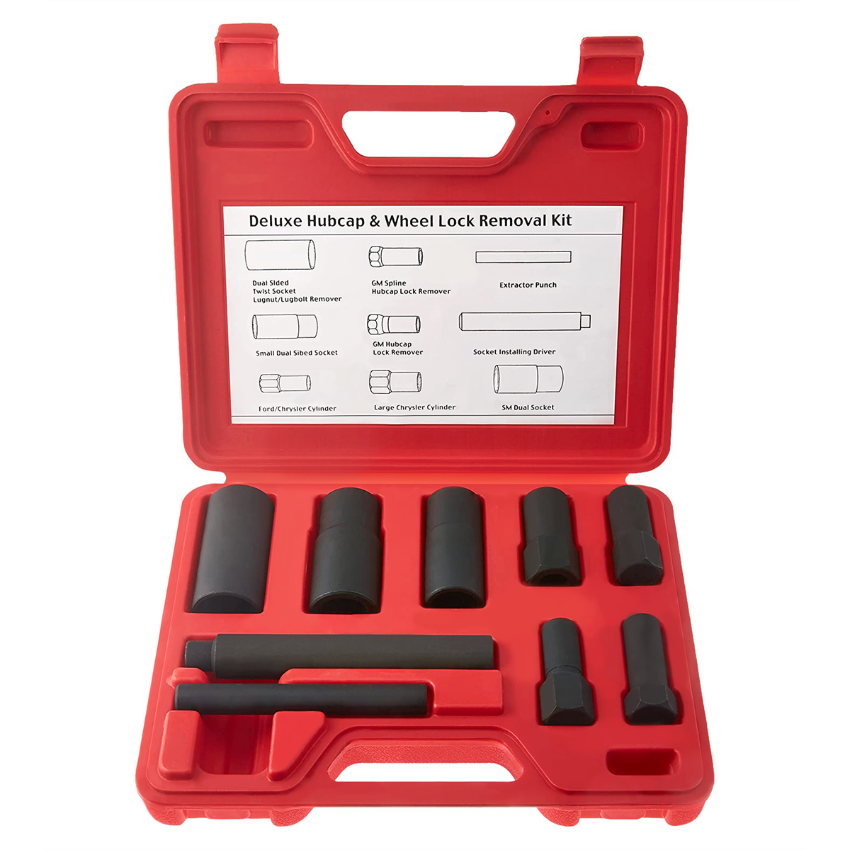 K Tool International Locking Lug Nut Remover Kit P/N 71910 - B2B Diesel & Gas Service