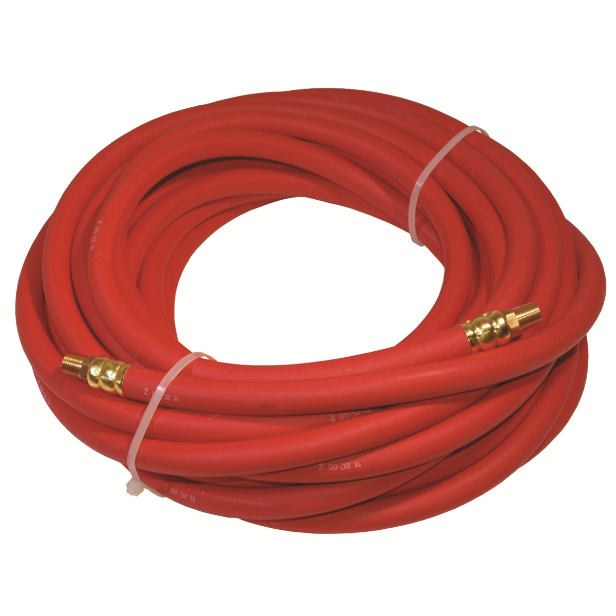 K Tool International 3/8 in. x 25 ft. - 1/4 in. MNPT Rubber Air Hose, R P/N 72025 - B2B Diesel & Gas Service