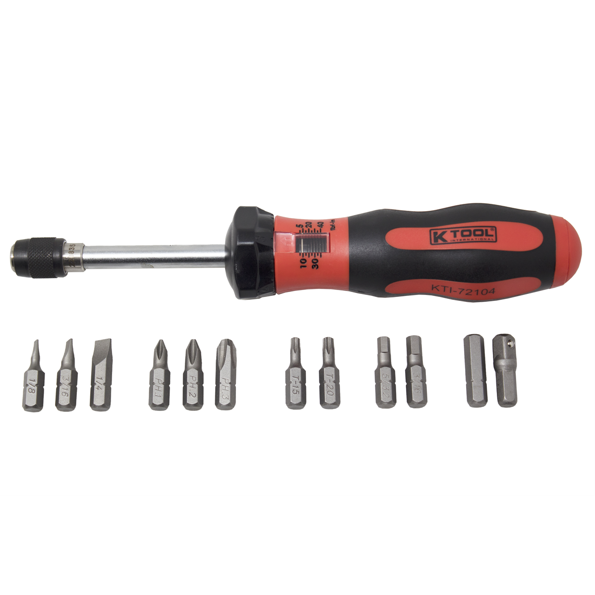 K Tool International Torque Screwdriver Set 13 Pieces P/N T2013-B - B2B Diesel & Gas Service