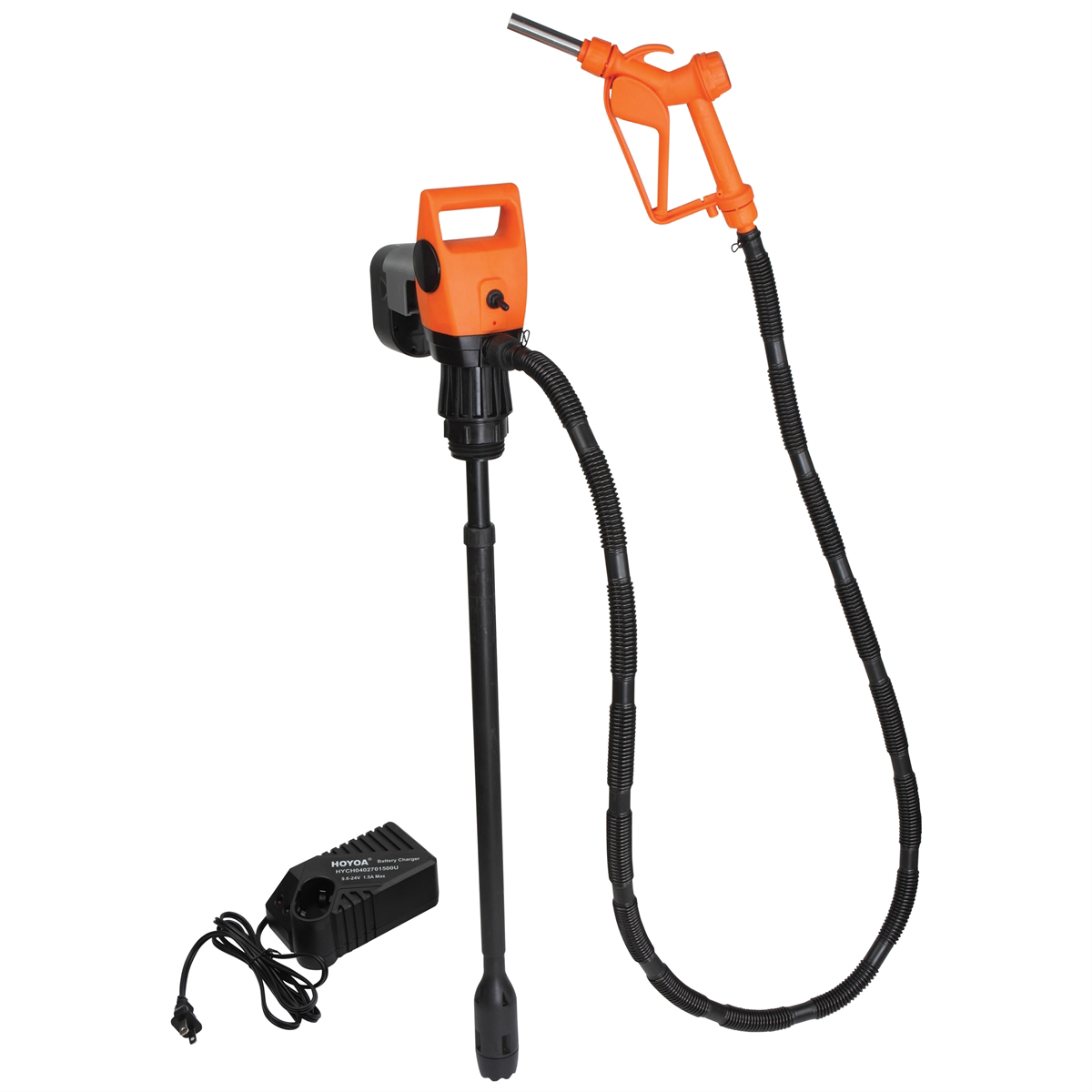 K Tool International Drum Pump Electric 19.2 Volt Rechargeable P/N 72215 - B2B Diesel & Gas Service