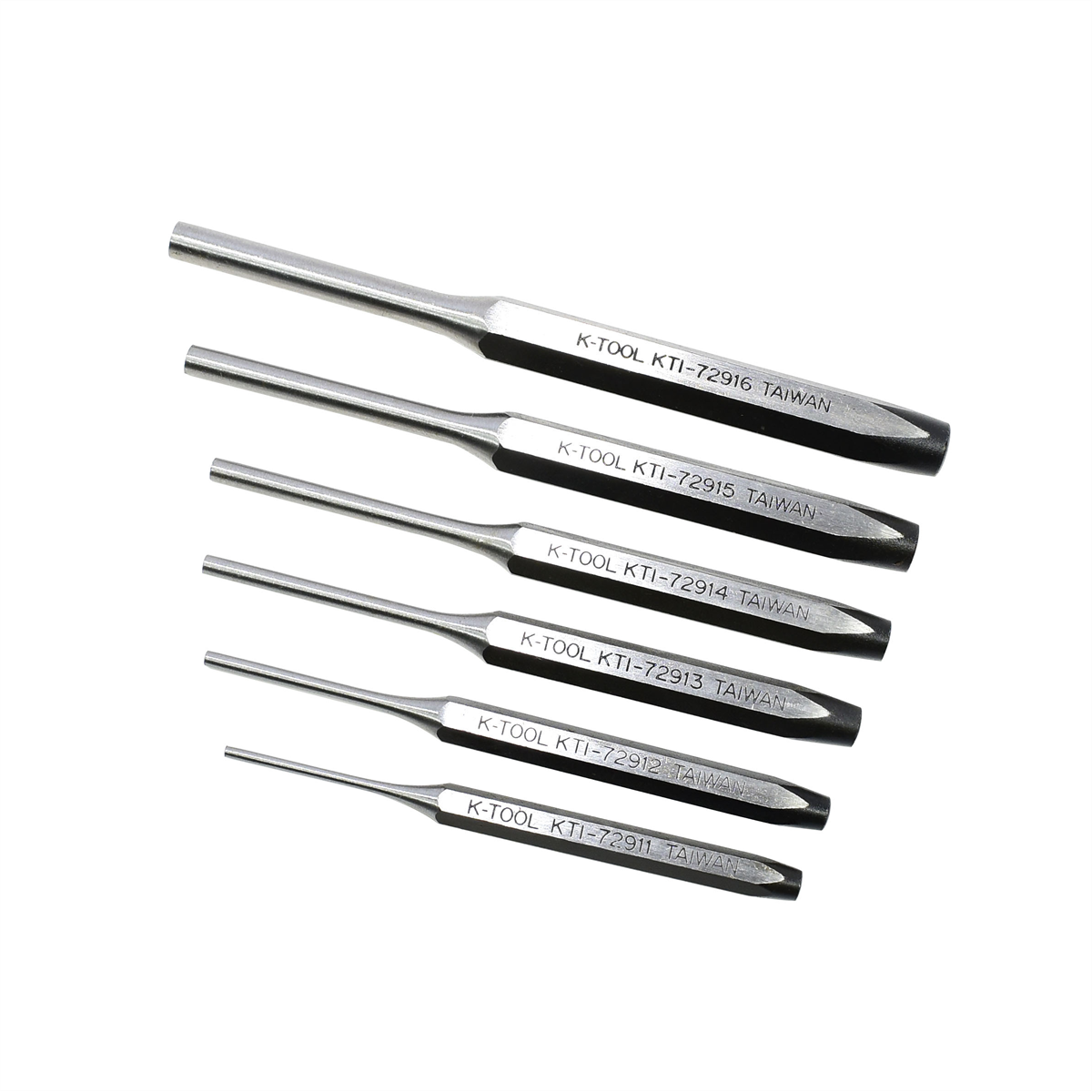 K Tool International Punch Set 6 Piece Pin P/N 72900 - B2B Diesel & Gas Service