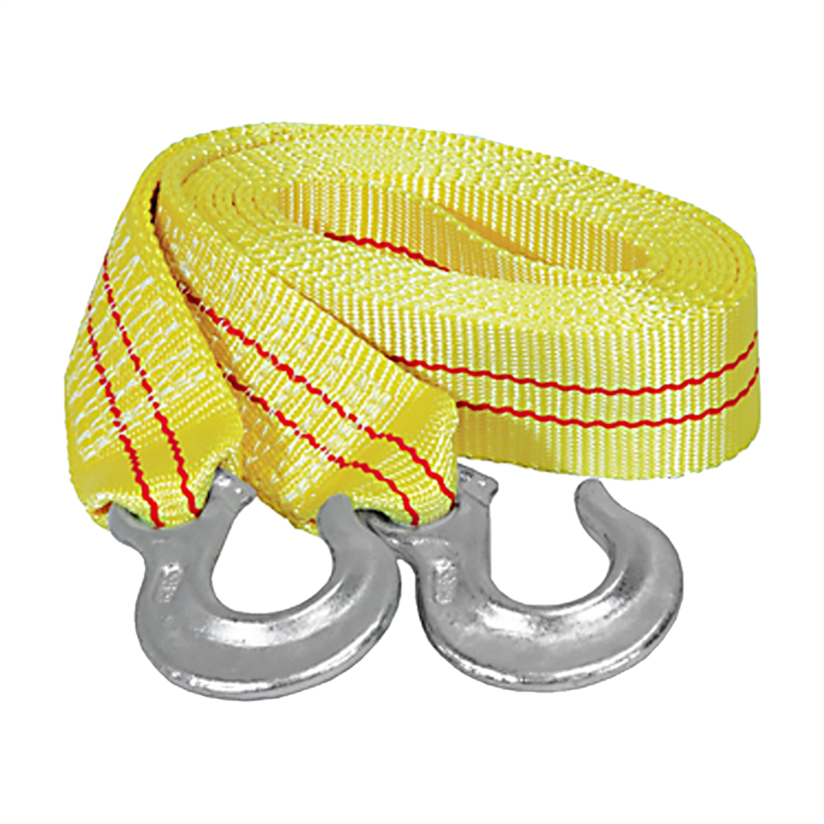 K Tool International Tow Straps With Forged Hooks 2in. x 15ft. 10,000lb P/N 73802 - B2B Diesel & Gas Service