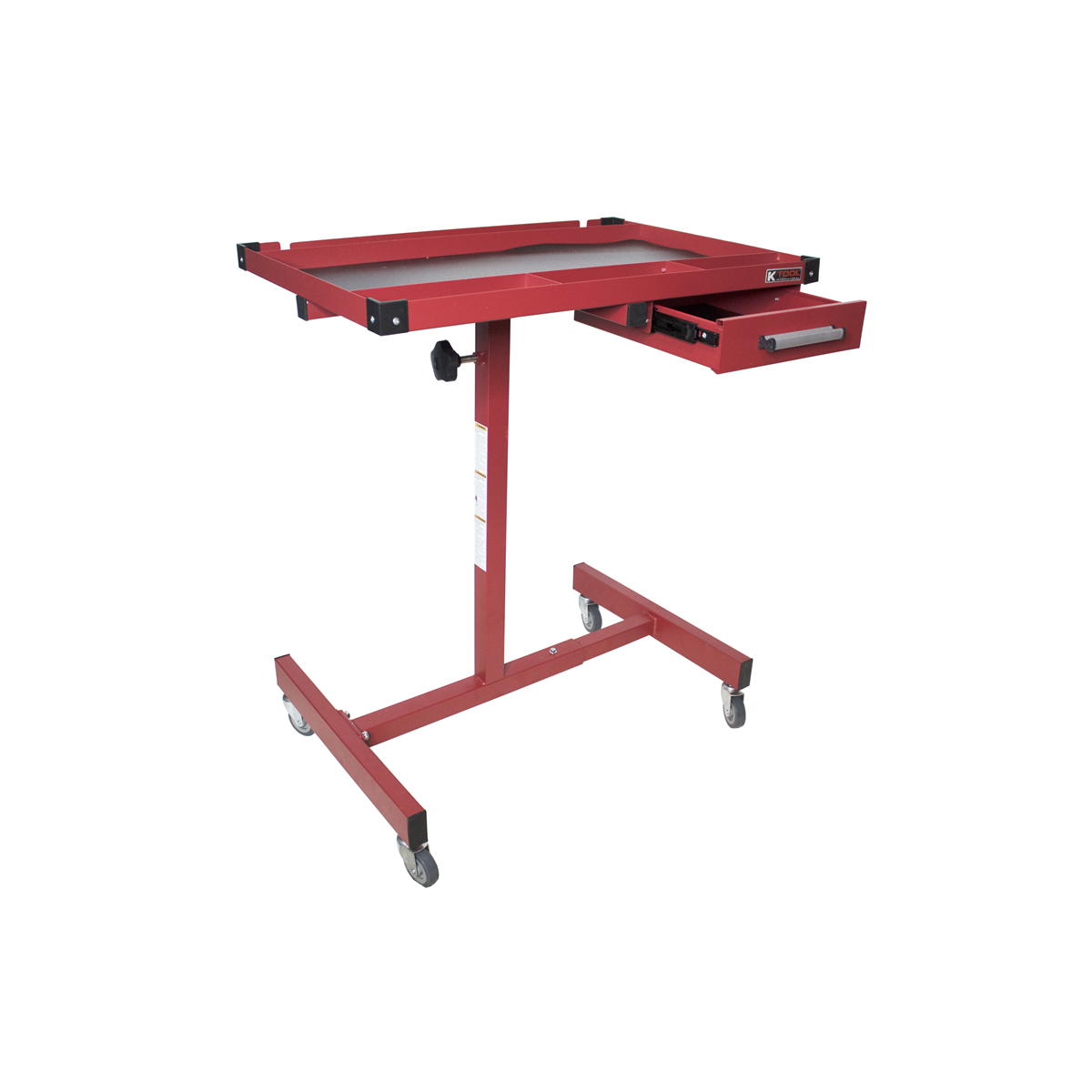 K Tool International Work Table 30 Inch Adjustable (Matte Red) P/N 75104 - B2B Diesel & Gas Service