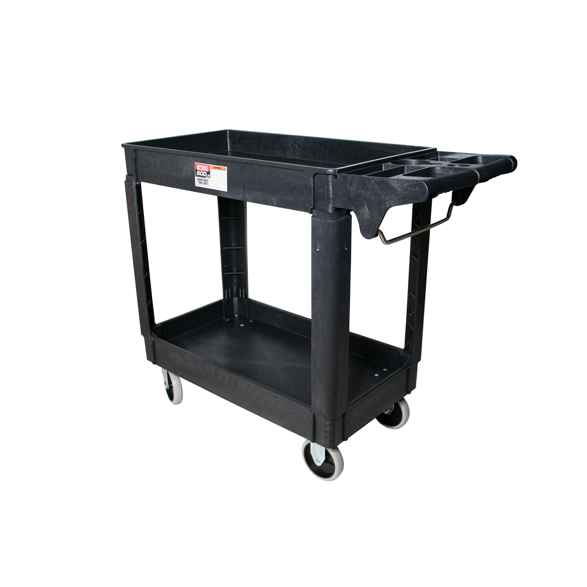 K Tool International Tool Cart HD Plastic 2 Shelf Tub Style P/N 75126 - B2B Diesel & Gas Service