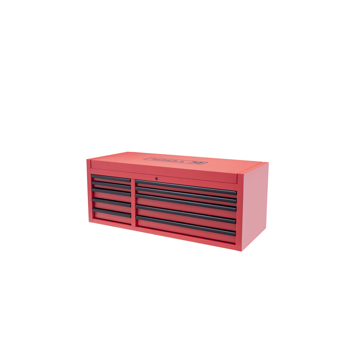 K Tool International Tool Box 55 in. Premium 10 Drawer Double Bay 500 lb. (Matte Red) P/N 75135 - B2B Diesel & Gas Service