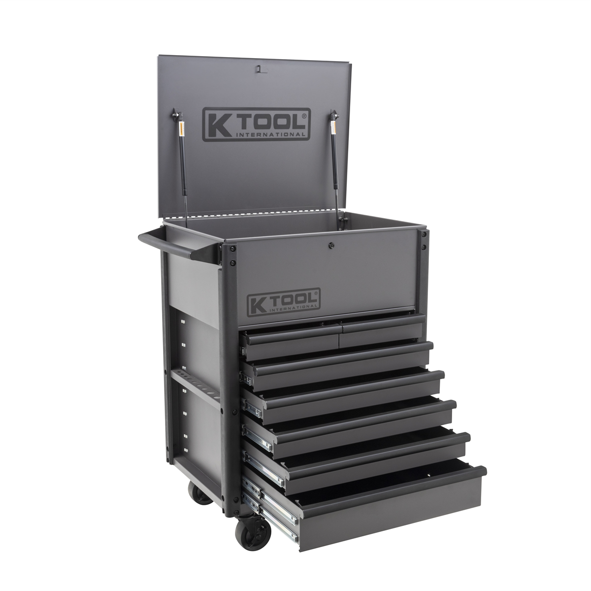 K Tool International Service Cart Premium 7 Drawer 750 Pound (Grey) P/N 75151 - B2B Diesel & Gas Service