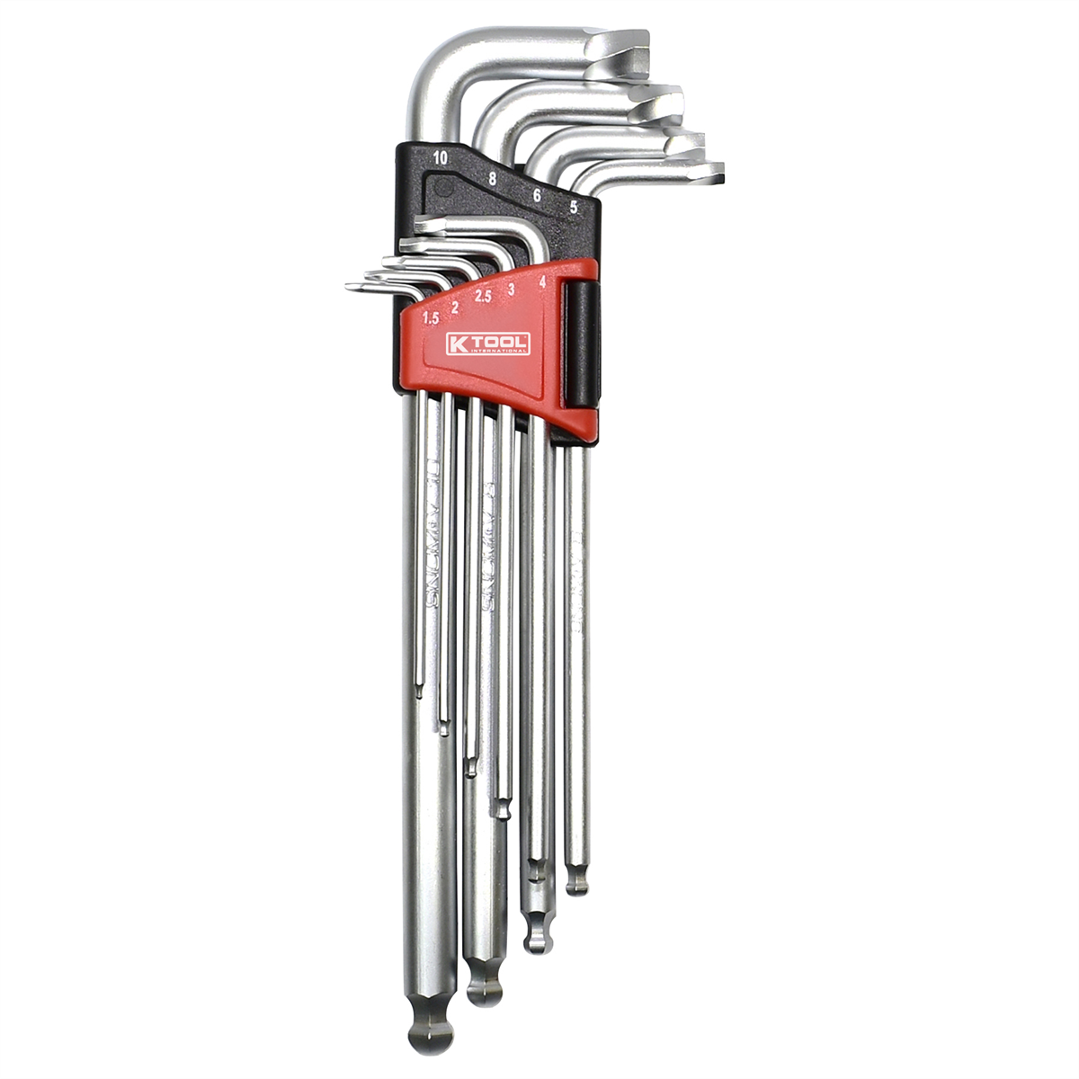K Tool International Allen Key Set Damaged Hex Screw Removal 9 Piece P/N HKB2-9TS - B2B Diesel & Gas Service