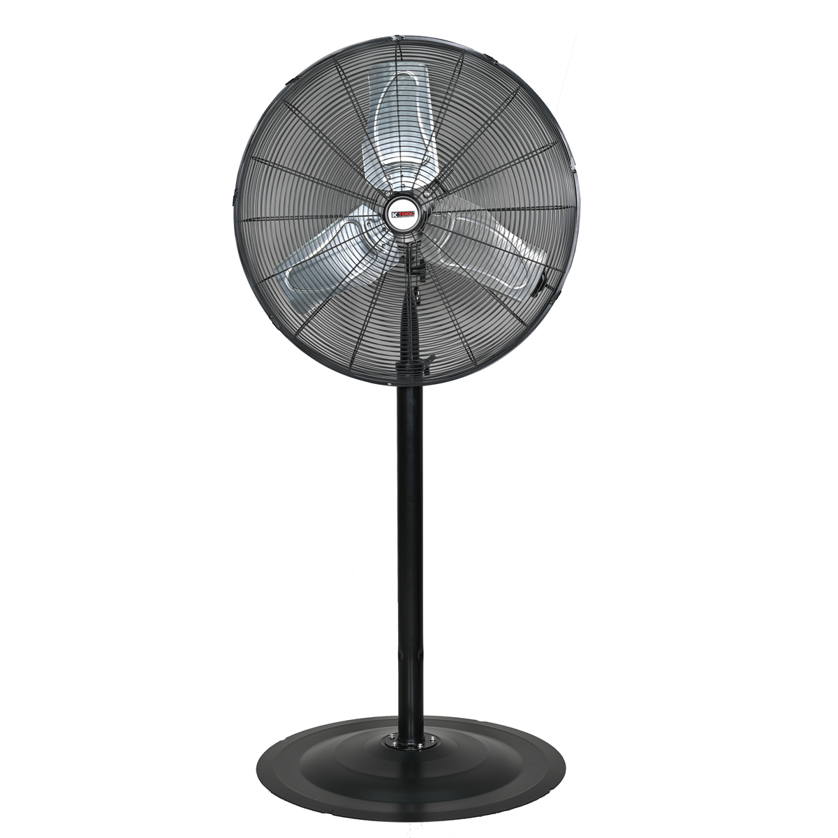 K Tool International 24" Waterproof Non Oscillating Pedestal Fan P/N CED4837 - B2B Diesel & Gas Service