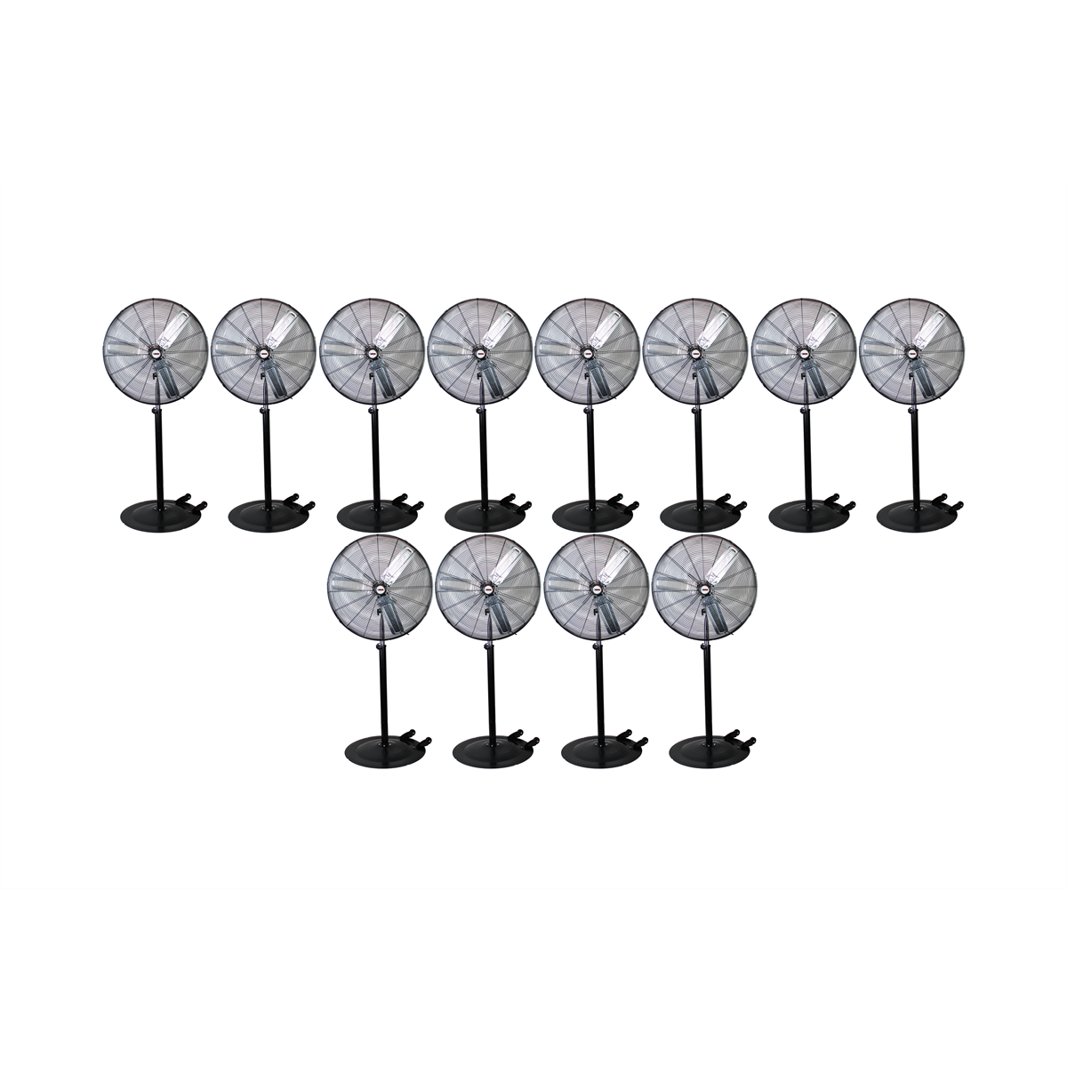K Tool International 30" Oscillating Pedestal Industrial Fan (Pallet of 12) P/N 77734-PL12 - B2B Diesel & Gas Service