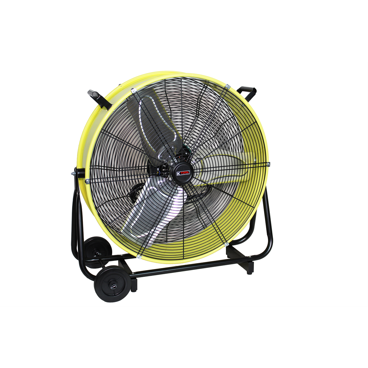 K Tool International Drum Fan 24 Inch Industrial Direct Drive Tilting, Safety Yellow P/N CED4822Y-ISN - B2B Diesel & Gas Service
