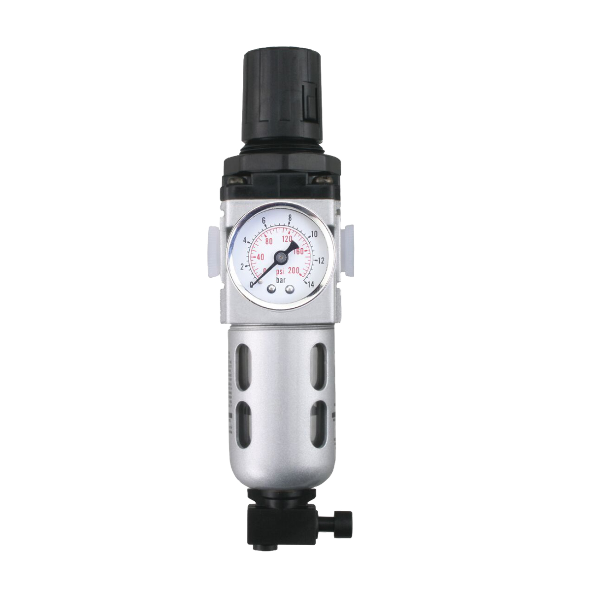 K Tool International Filter-Regulator Combo Miniature 1/4 Inch NPT P/N FRC139134-S/G - B2B Diesel & Gas Service