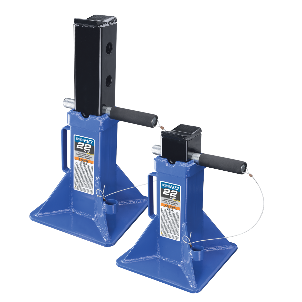 K Tool International Jack Stands 22 Ton HD (Pair) P/N HD61222 - B2B Diesel & Gas Service