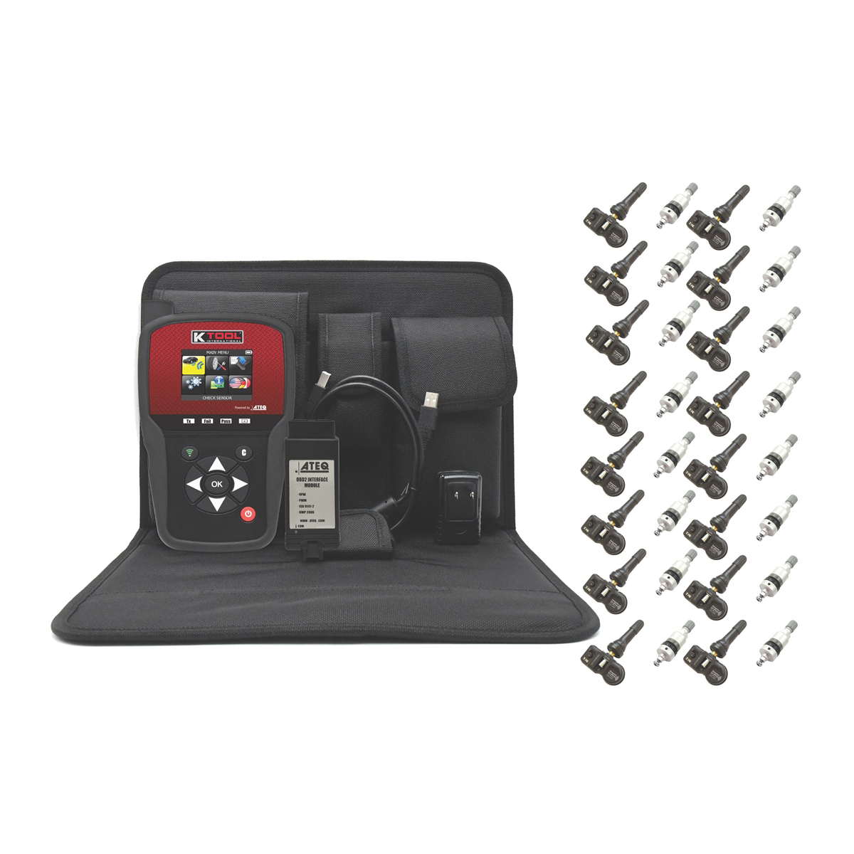 K Tool International KTI TPMS PRO-OBD TOOL WITH U-PRO 2.0 SENSORS KIT P/N TPMSOBDKIT - B2B Diesel & Gas Service