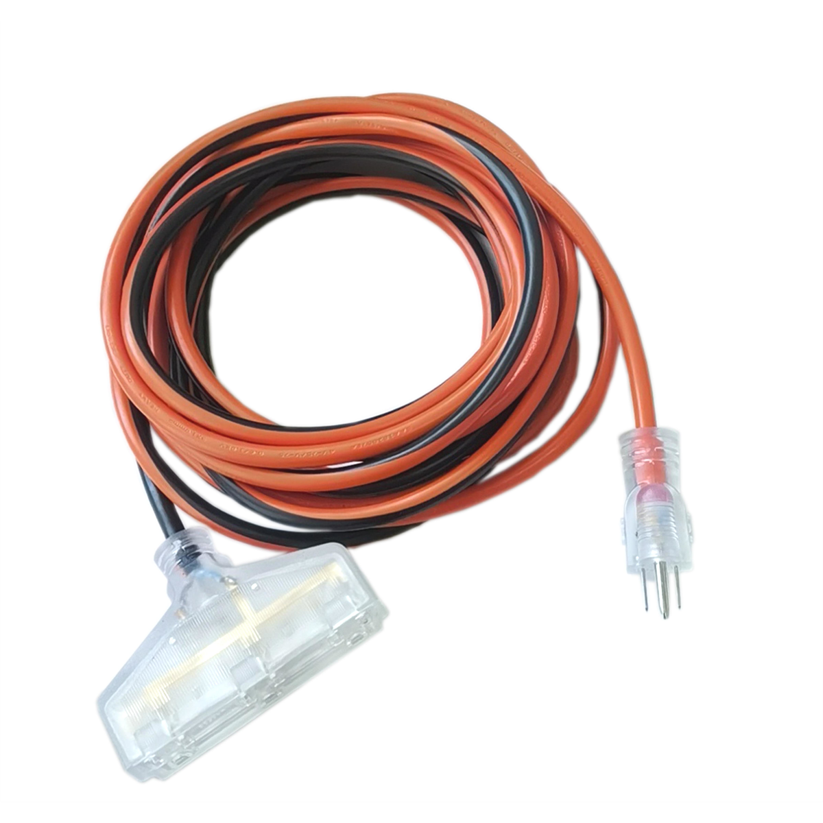 K Tool International 25 ft 14/3 Triple Tap Cord P/N MQ43719 - B2B Diesel & Gas Service