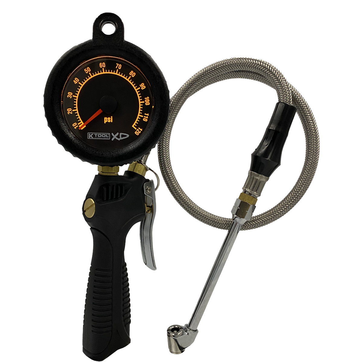 K Tool International Tire Inflator Gauge with Backlight P/N 3295I - B2B Diesel & Gas Service