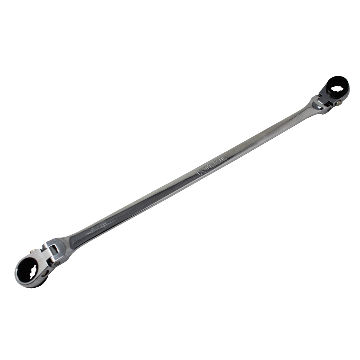 K Tool International Wrench Double Box Ratcheting Reversible 9/16 Inch x 5/8 Inch Universal Spline 90 Tooth P/N XDRF91658 - B2B Diesel & Gas Service