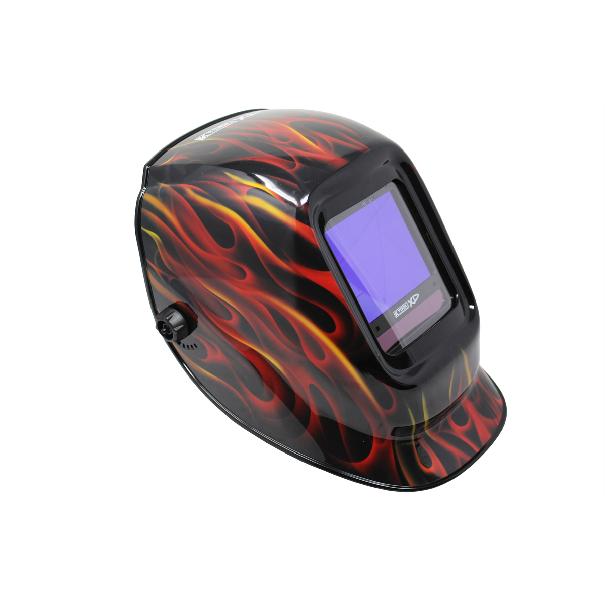 K Tool International Premium Red Flame Welding Helmet P/N ISNXD8457 - B2B Diesel & Gas Service