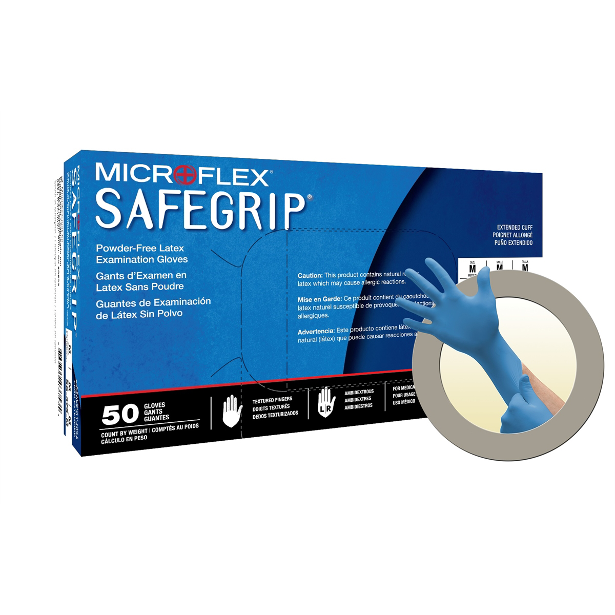 Microflex SAFEGRIP EC SG-375 LATEX GLOVES M MFXSG375M-CASE – B2B Diesel ...