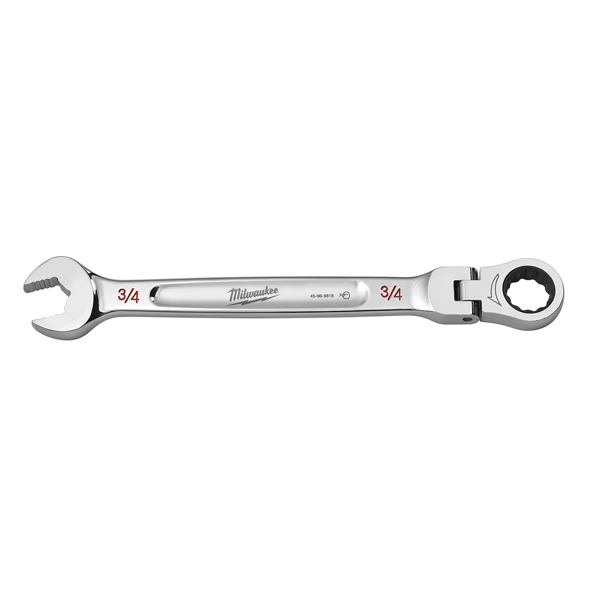Milwaukee Tool 3/4" Flex Head Ratcheting Combination Wrench