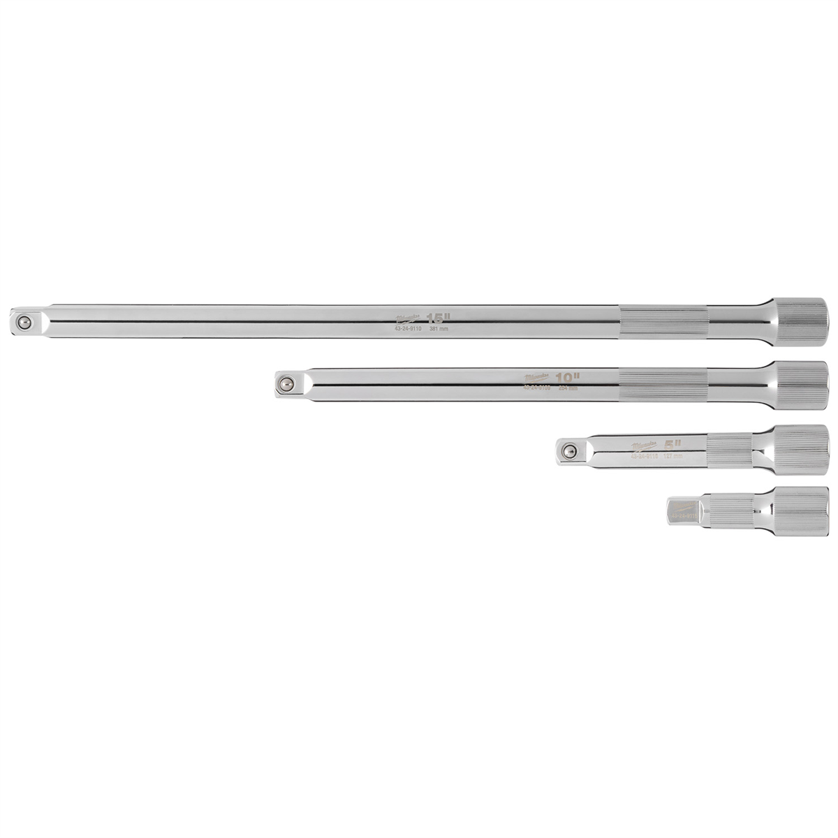 Milwaukee Tool 4pc 1/2&rdquo; Drive Extension Set