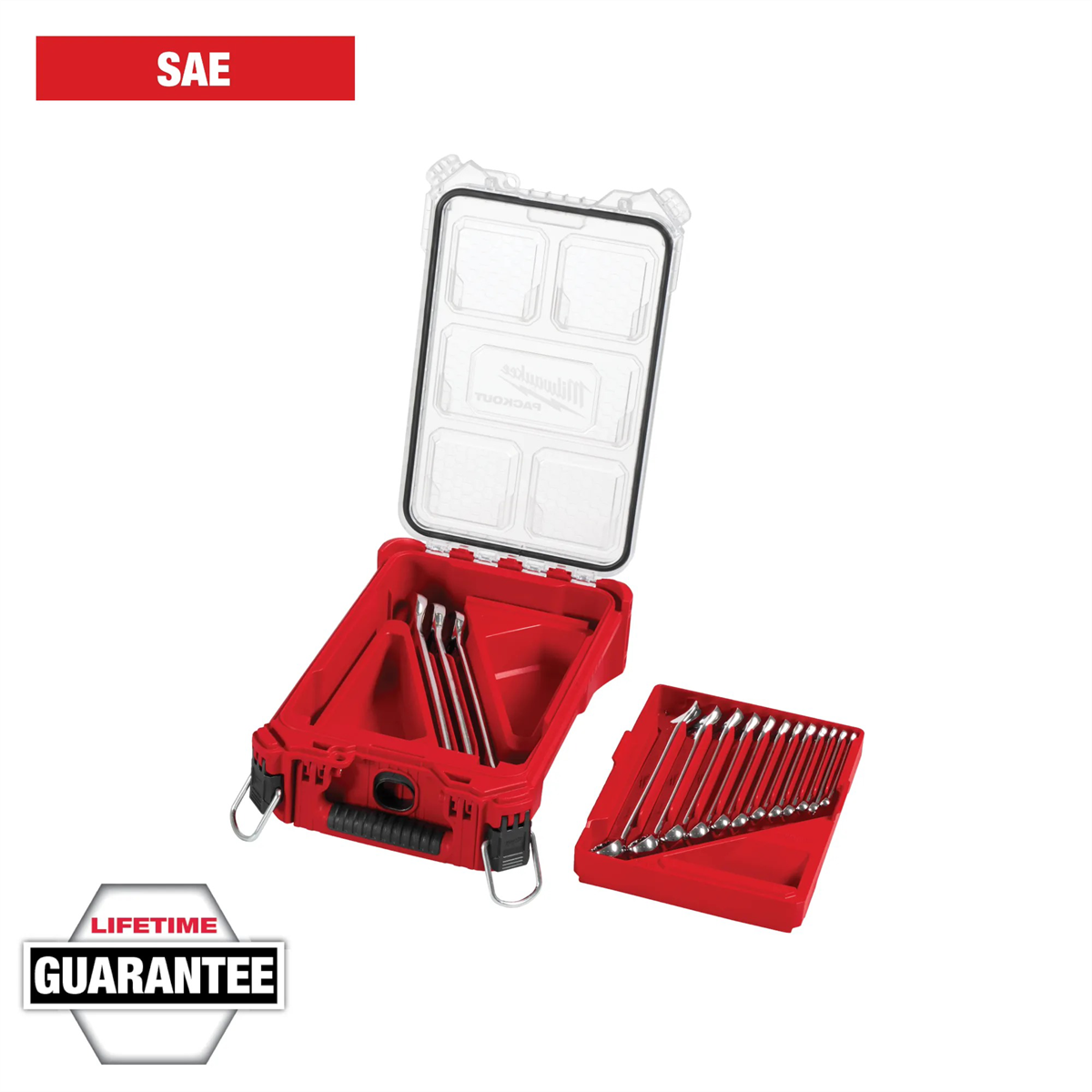 Milwaukee Tool 15pc SAE Combination Wrench Set with PACKOUT Compact ...