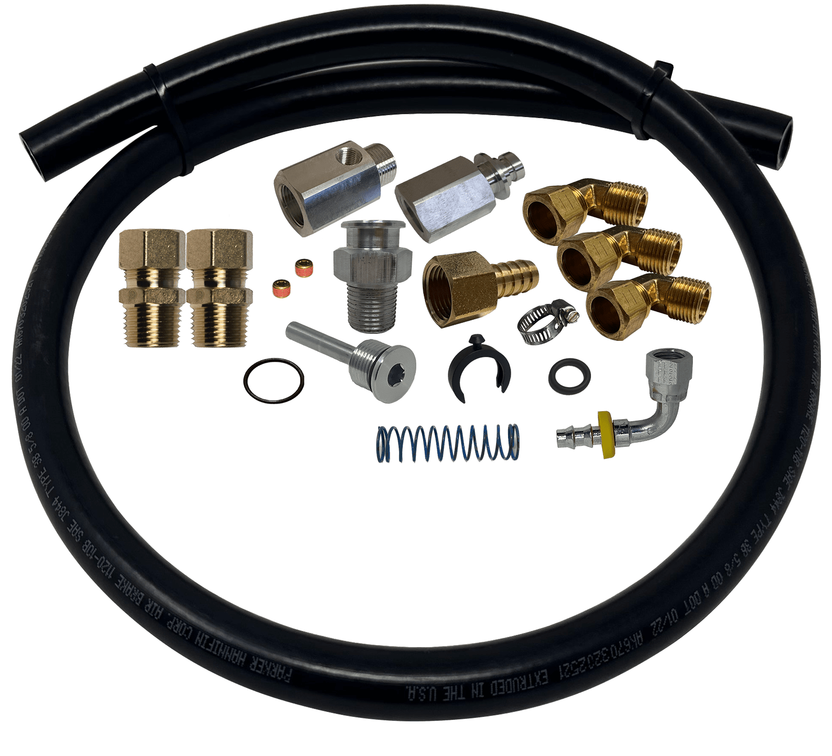 PACCAR Fuel Line Adapter Kit for Trucks without Frame Mounted Water Separator FASS - B2B Diesel and Gas Service