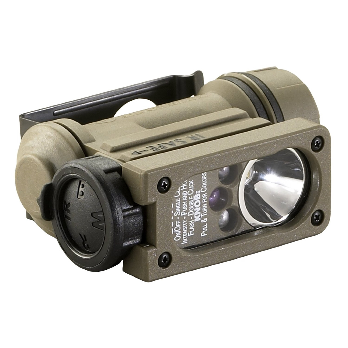 Streamlight Sidewinder Compact II Military Model Angle Head Flashlight - Coyote - B2B Diesel & Gas Service