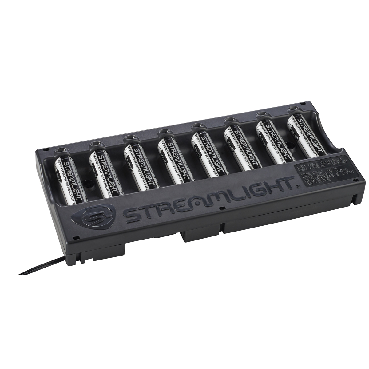 Streamlight Li-Ion Battery Pack 8-unit Bank Charger, (8) SL-B26 Battery Packs Included - Black - B2B Diesel & Gas Service