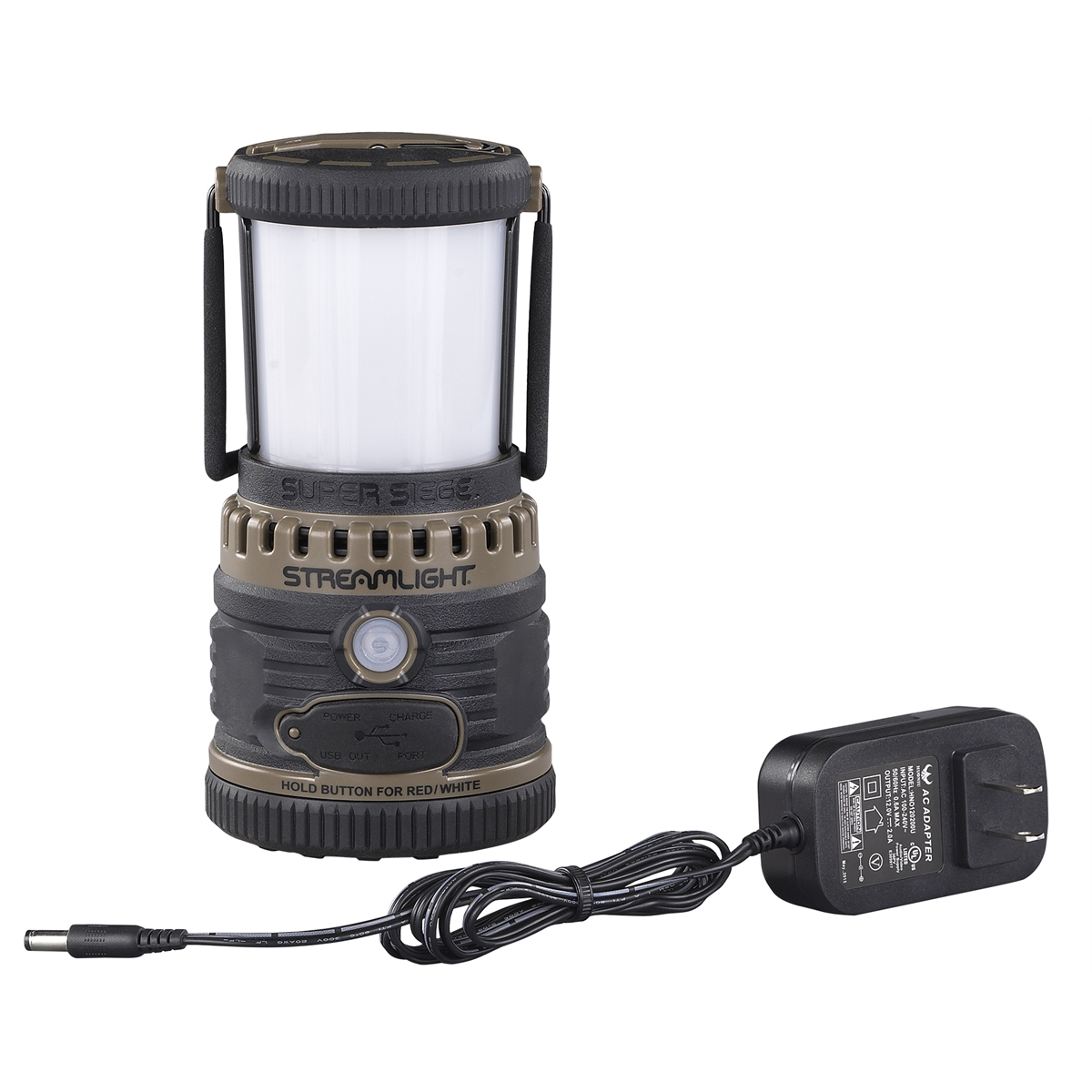 Streamlight Super Siege High Lumen Rechargeable Lantern - Coyote - B2B Diesel & Gas Service