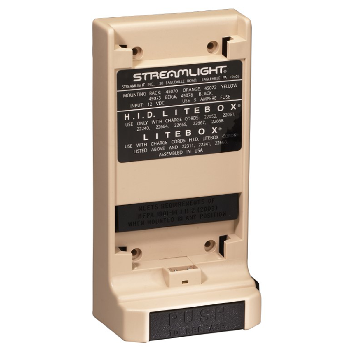 Streamlight Mounting/Charging Rack for LiteBox Series, Beige, Standard System - B2B Diesel & Gas Service