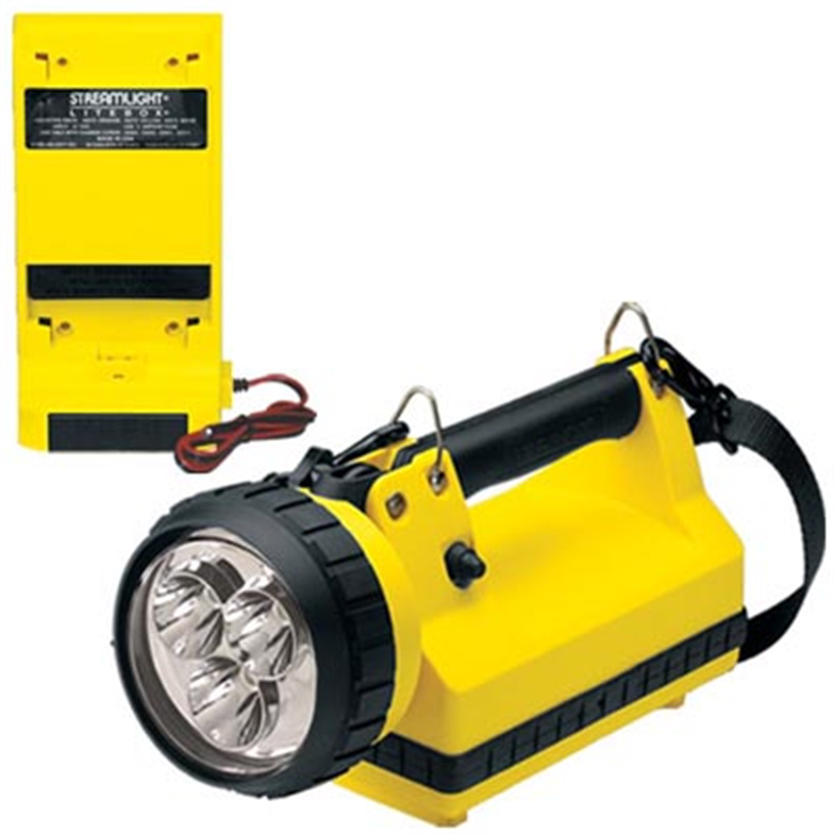 Streamlight E-Spot LiteBox Rechargeable Spot Beam Lantern with Vehicle Mount System - Yellow - B2B Diesel & Gas Service