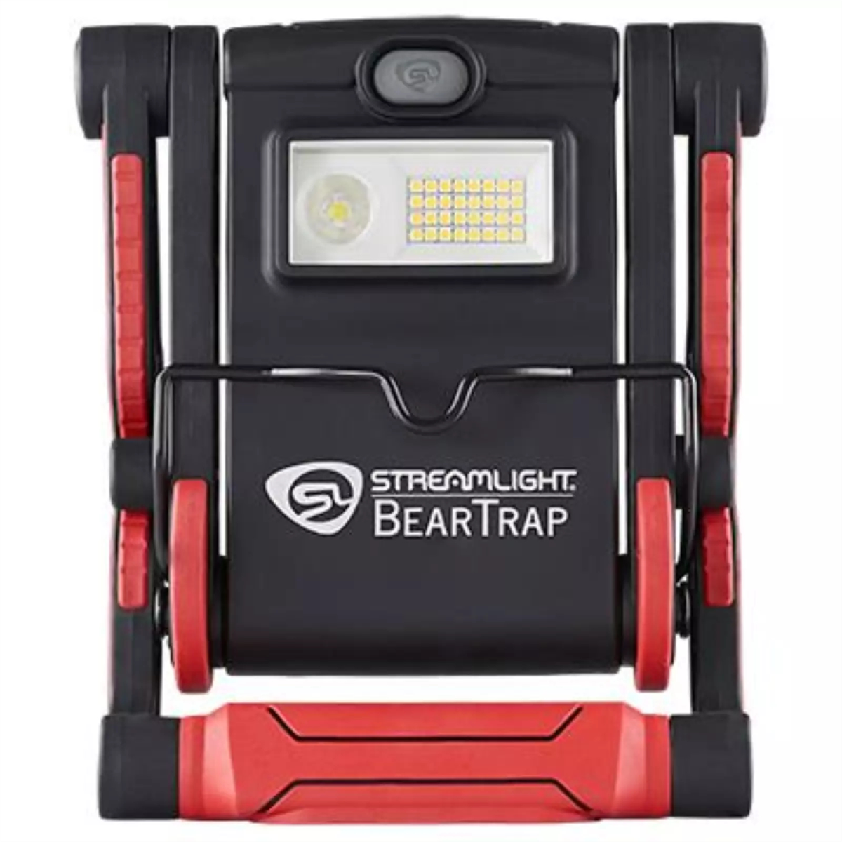 Streamlight BearTrap 360 Rechargeable Work Light with Rotating Body - Black/Red - B2B Diesel & Gas Service
