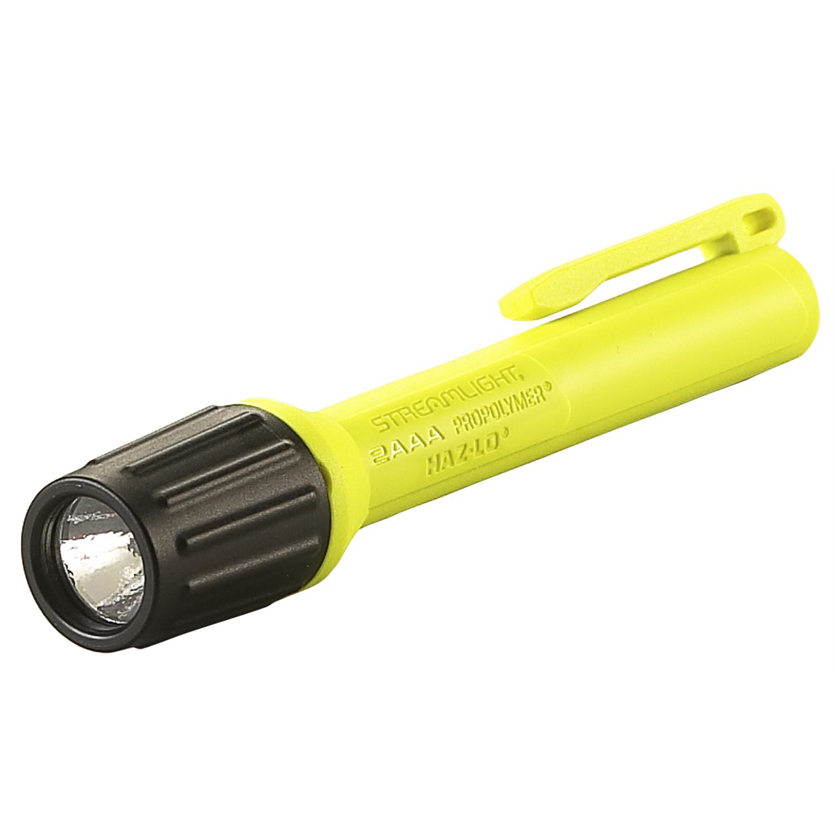 Streamlight 60 Lumen 2AAA ProPolymer HAZ-LO Flashlight - Alkaline batteries - Box - Yellow - B2B Diesel & Gas Service