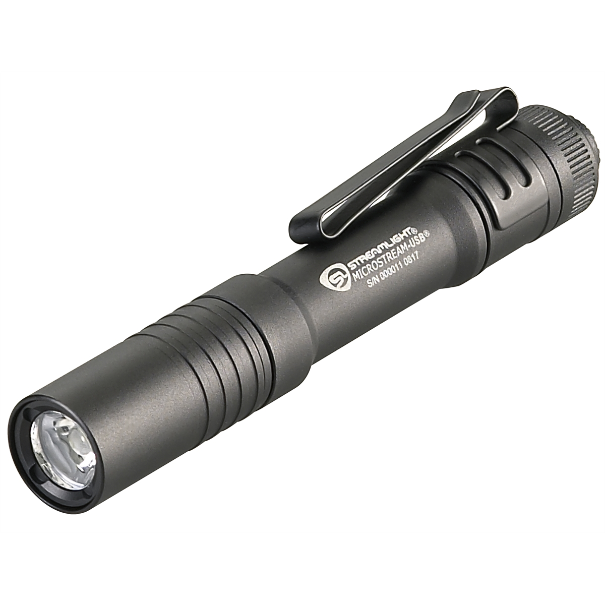 Streamlight 250 Lumen MicroStream USB Penlight - Includes Micro-USB cord and lanyard - Clam - Black - B2B Diesel & Gas Service
