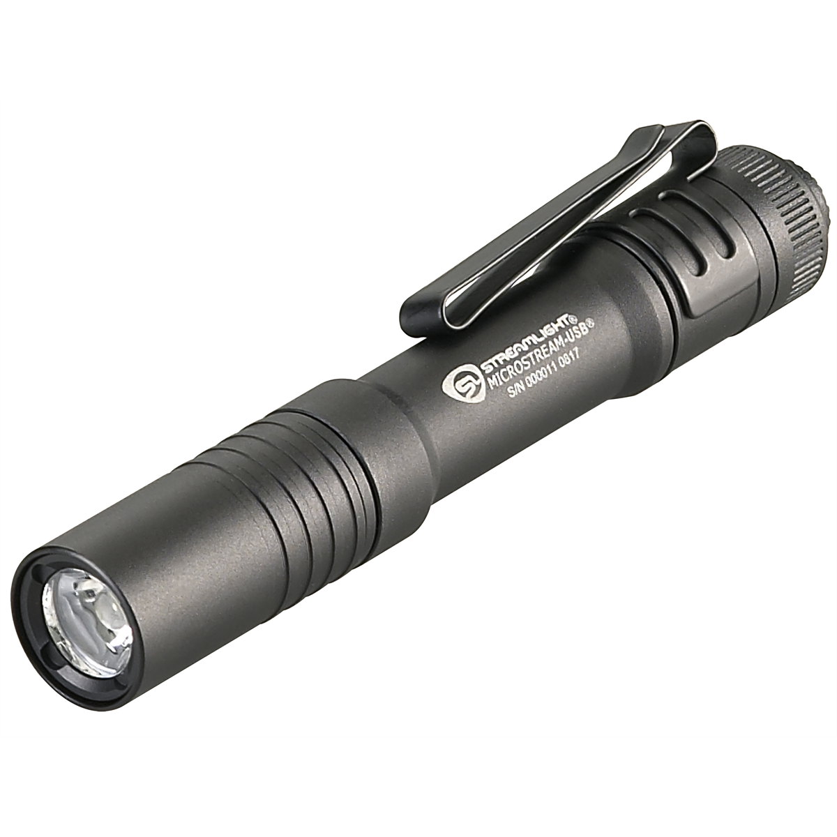 Streamlight 250 Lumen MicroStream USB Penlight - Includes Micro-USB cord and lanyard - Box - Black - B2B Diesel & Gas Service