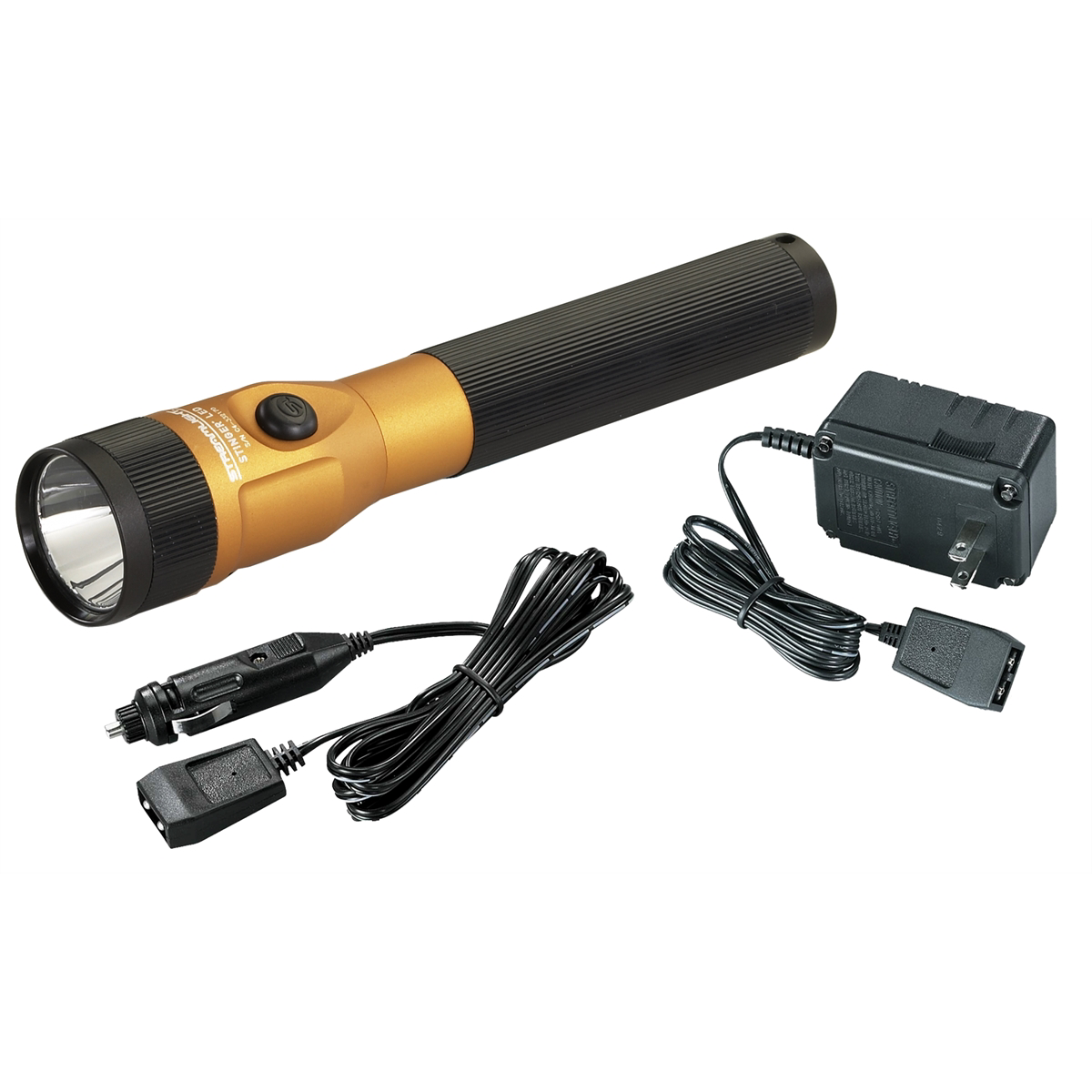 Streamlight Stinger LED Bright Rechargeable Handheld Flashlight - Orange - B2B Diesel & Gas Service