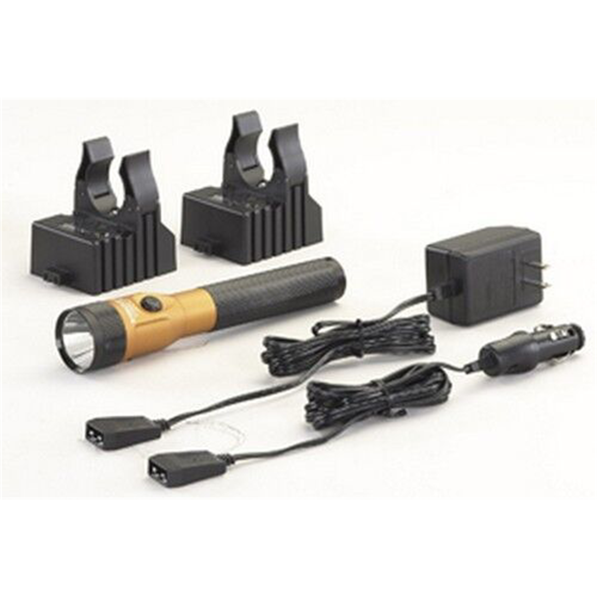 Streamlight Stinger DS LED Bright Rechargeable Flashlight with Dual Switches - Orange - B2B Diesel & Gas Service