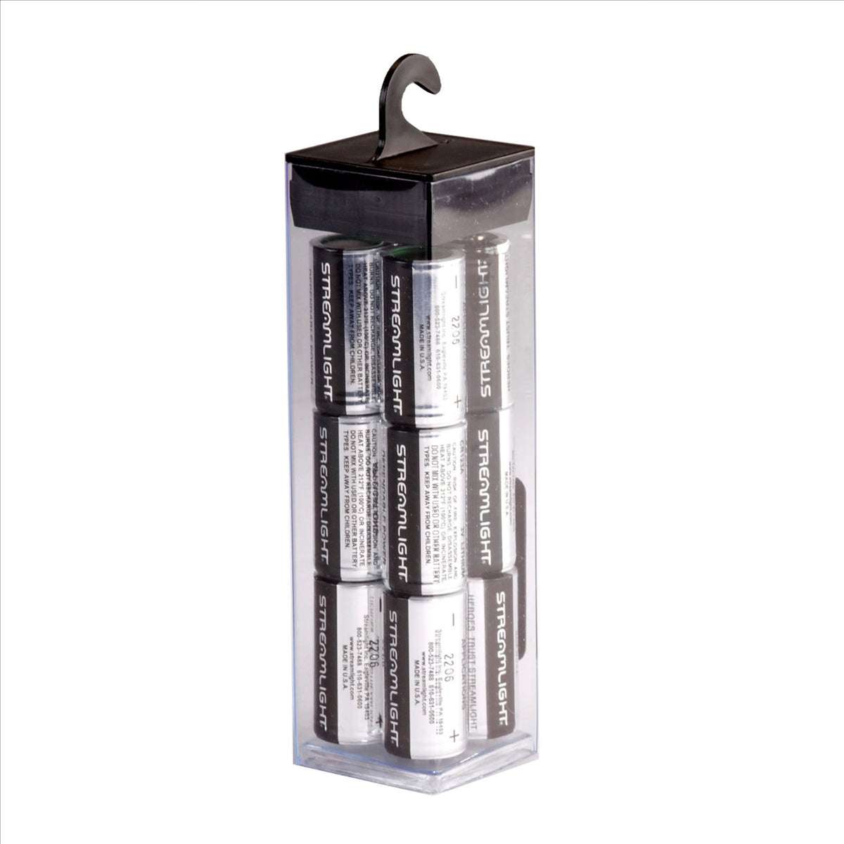 Streamlight CR123A Lithium Batteries, 12-Pack