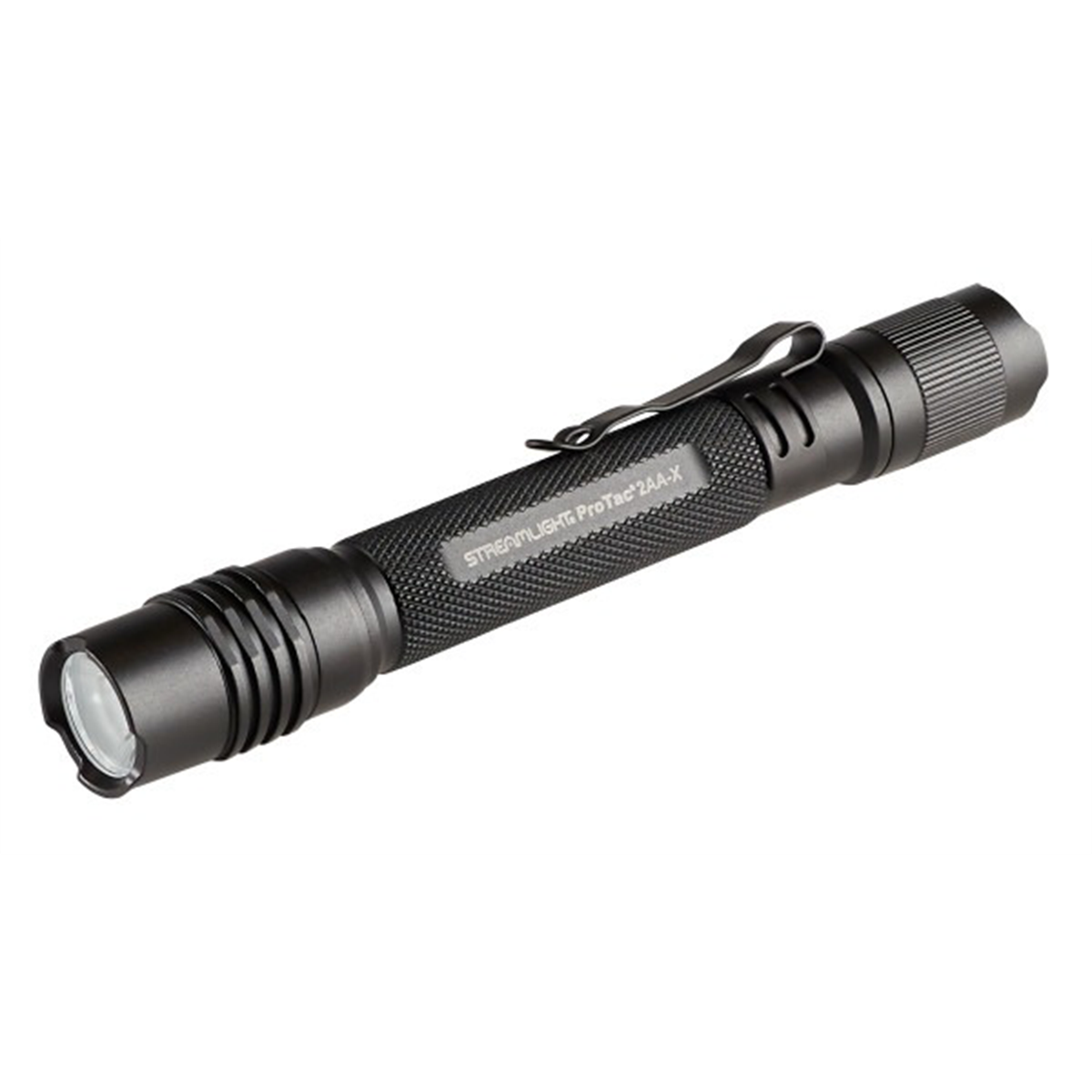 Streamlight 550 Lumen ProTac 2AA-X USB Flashlight &hyphen; Includes holster, rechargeable lithium polymer battery pack, and USB-C cord - Black - B2B Diesel & Gas Service
