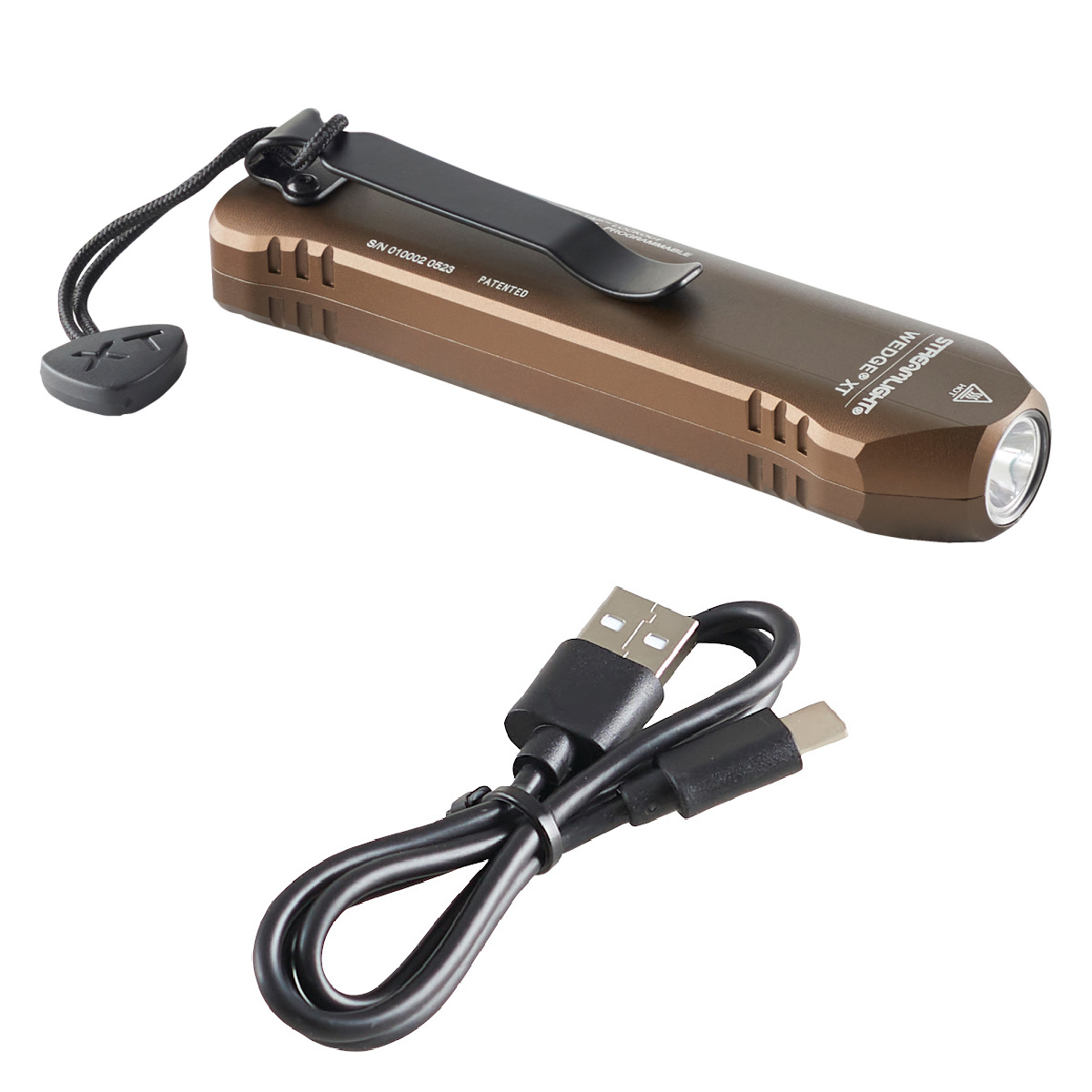 Streamlight Wedge XT Rechargeable EDC 500 Lumen Flashlight - Coyote Brown - B2B Diesel & Gas Service