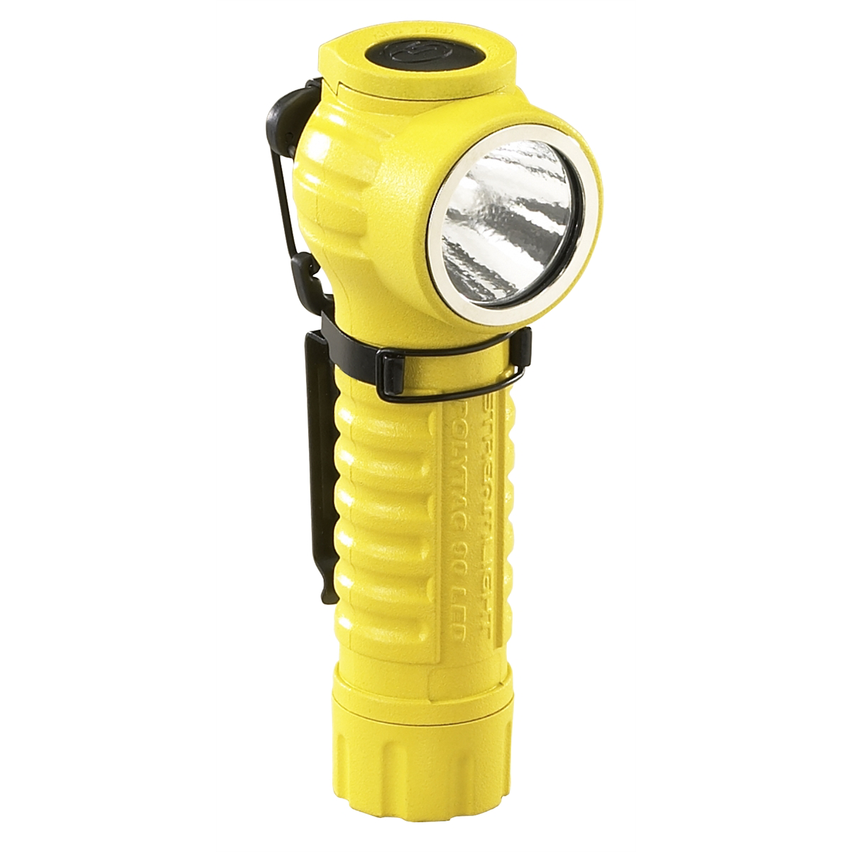 Streamlight PolyTac 90 X Multi-Fuel Right Angle Yellow Flashlight - B2B Diesel & Gas Service
