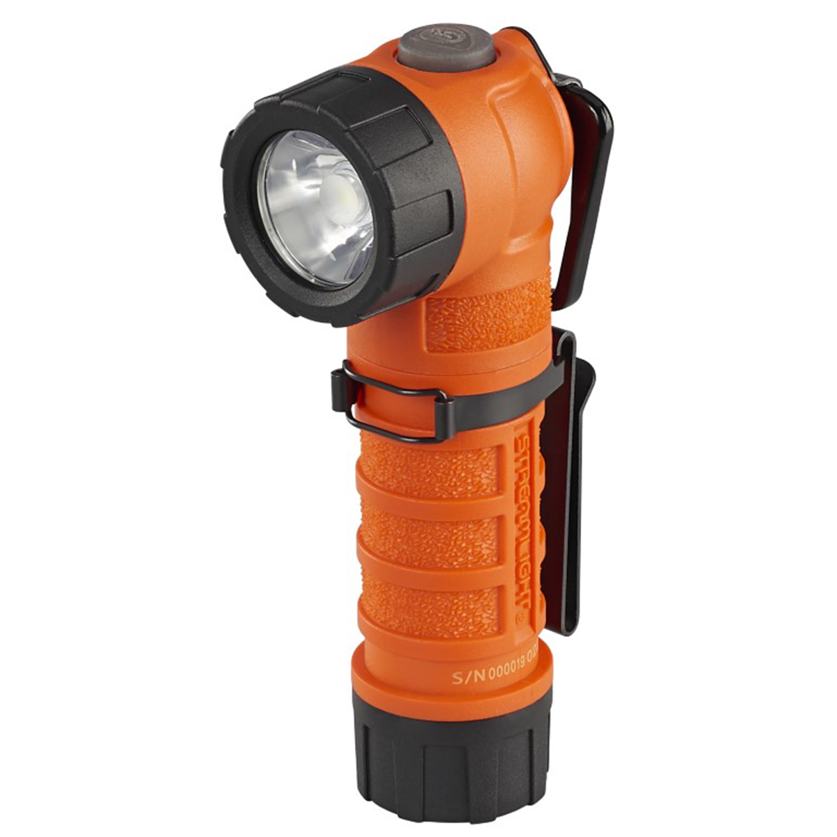 Streamlight PolyTac 90 X Multi-Fuel Right Angle Orange Flashlight, Orange - B2B Diesel & Gas Service